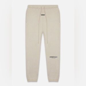 EUC Fear of God ESSENTIALS Cream Joggers- Size Small